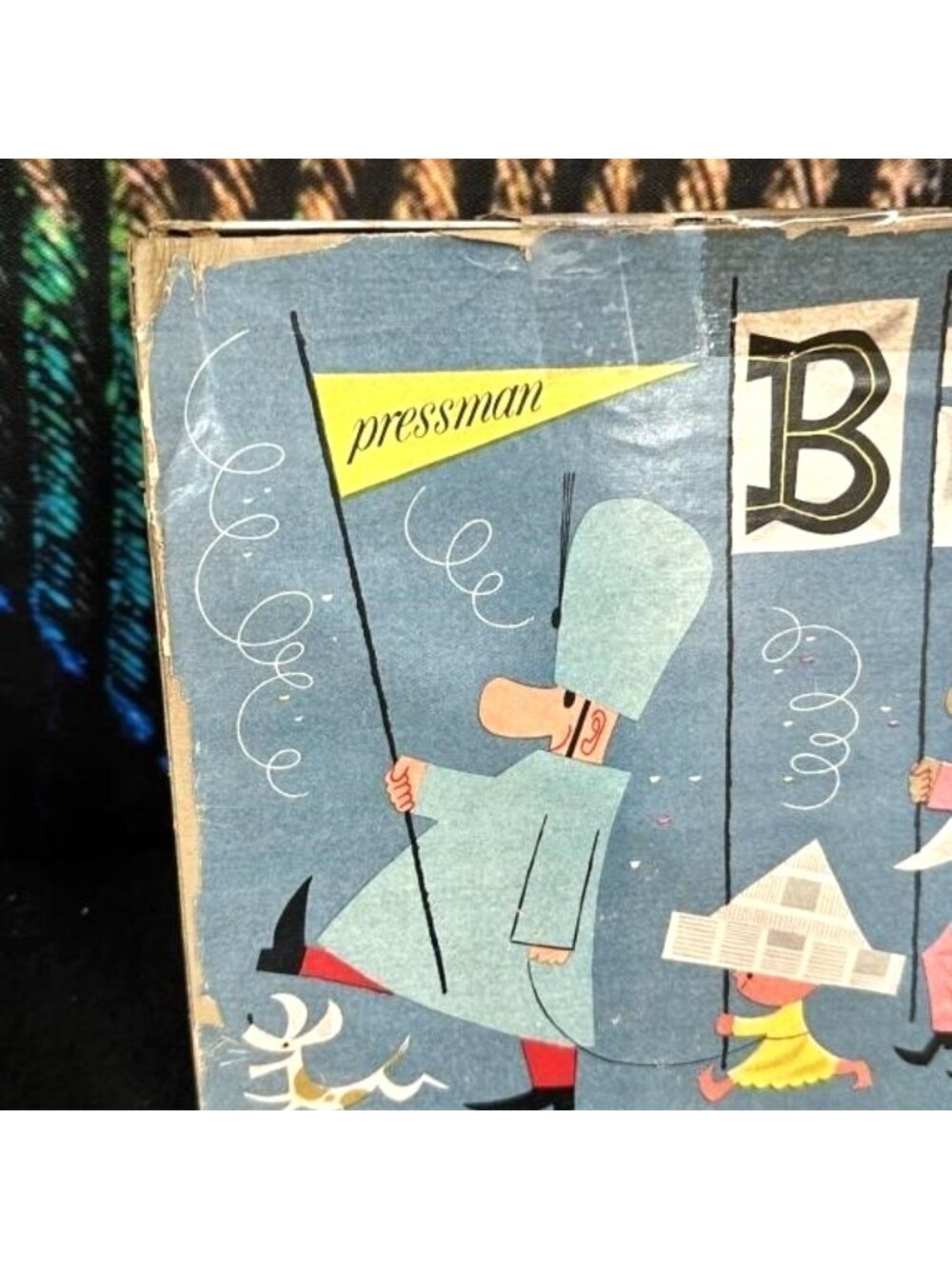 Pressman Bingo Board Game with Metal Spinner Tin Lithograph Complete - Picture 8 of 12